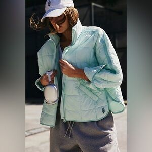 Free people Pippa Packable Puffer Jacket saltwater